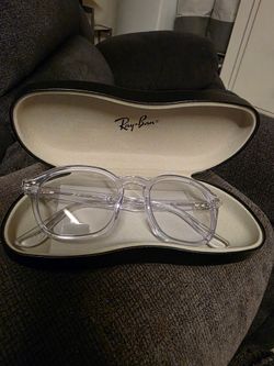 Ray-Ban Clear Frame Eyeglasses with Case