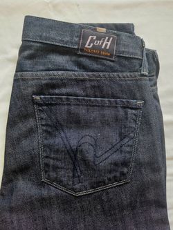 Men's Citizens of Humanity Jagger Straight Dark Blue Jeans, Size 32x30