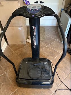 Whole body vibration plate
