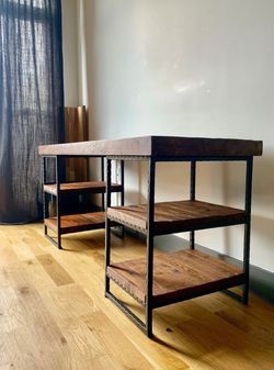 West Elm Hewn Wood Desk