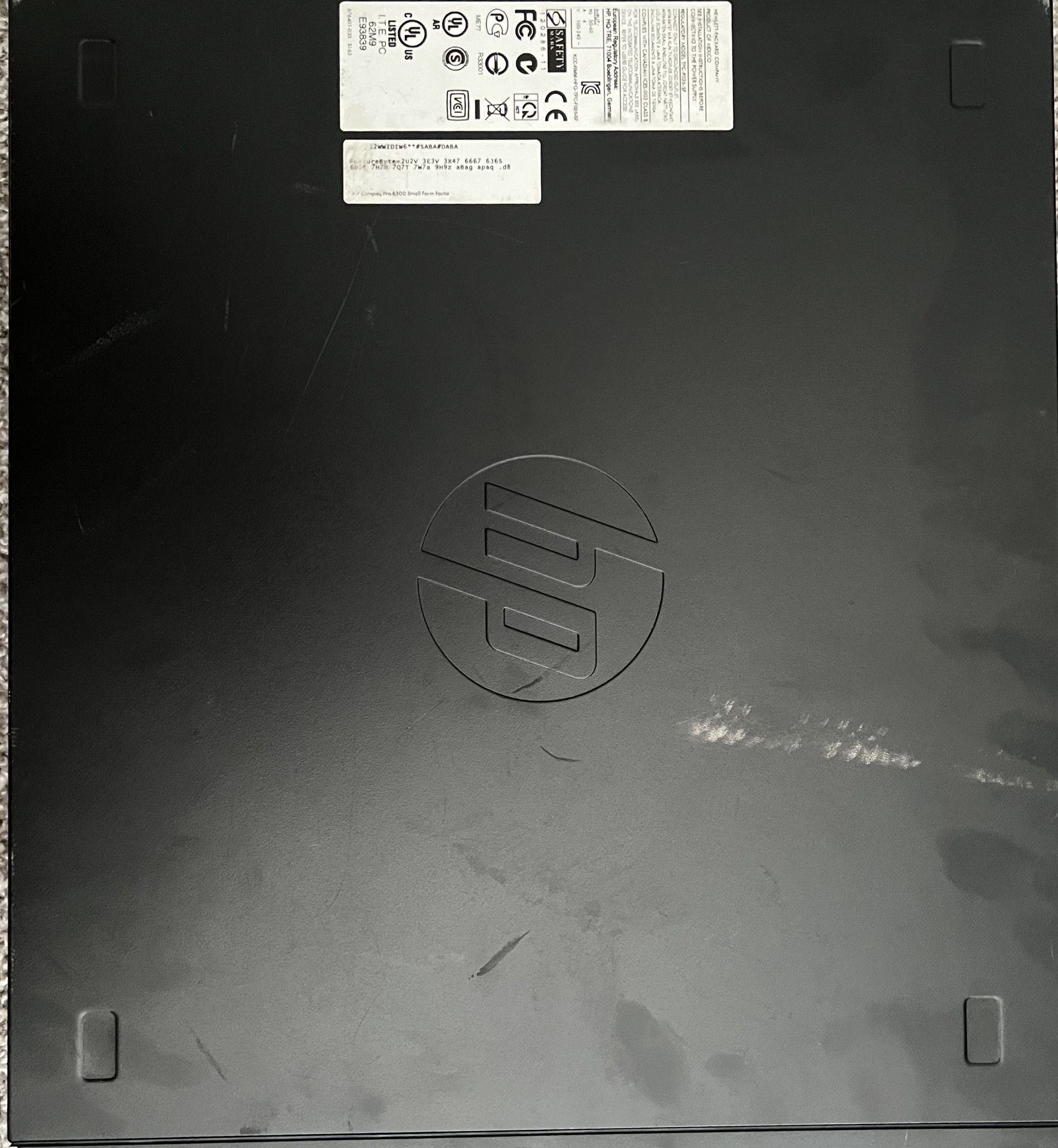 1)HP Compaq Pro 6300 SFF Intel Core i3-3220 3.30GHz 4GB RAM Digital Vision
