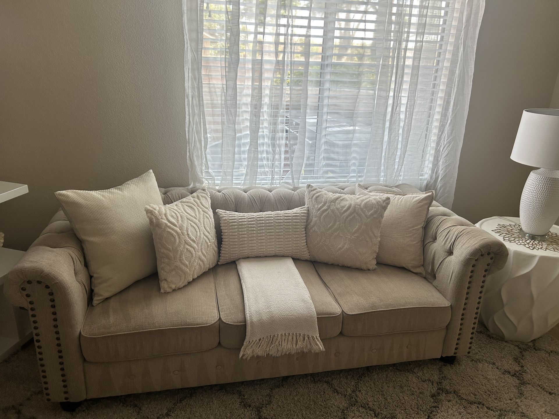 couch and loveseat