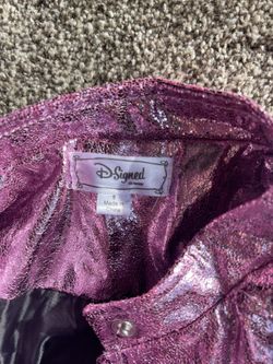 Sparkly Pink Moto Jacket for girls Sz Small