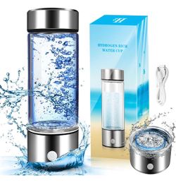Hydrogen Water Bottle, Portable Hydrogen Water Bottle Generator, Ion Water Bottle Improve Water Quality in 3 Minutes, Water Ionizer Machine Suitable f