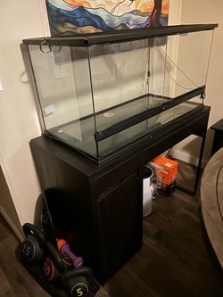 40 gal Terrarium & desk ikea new