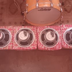 PERFECTLY MATCHED QUAD OF 2001 UK MADE CELESTION G12T-75 T3760s - $400