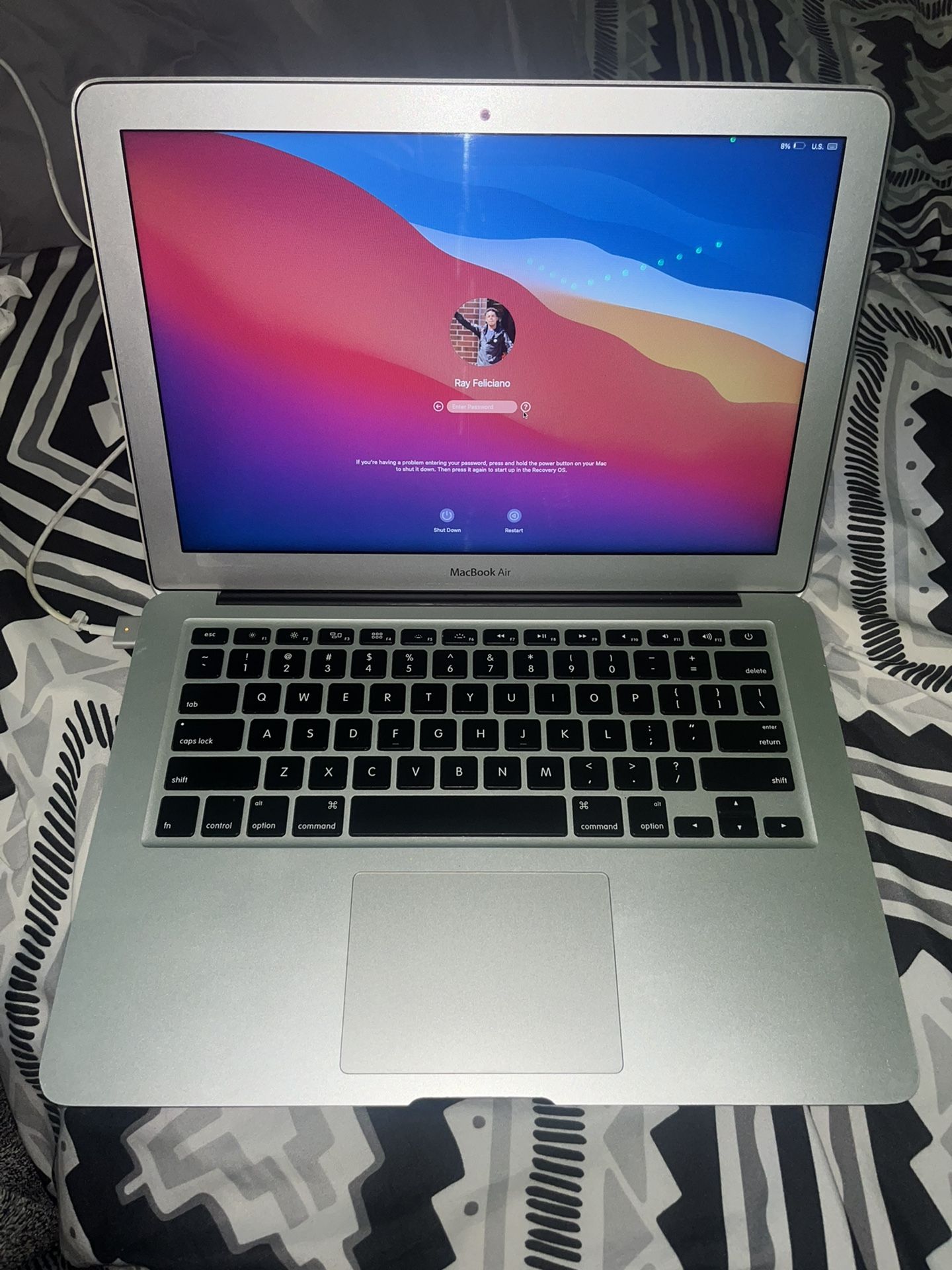 Gray Macbook Air (2017)