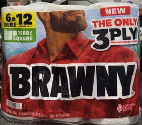 Brawny 6 Double Rolls