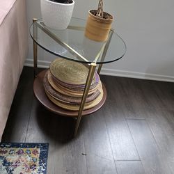 Coffee table and end table set West Elm
