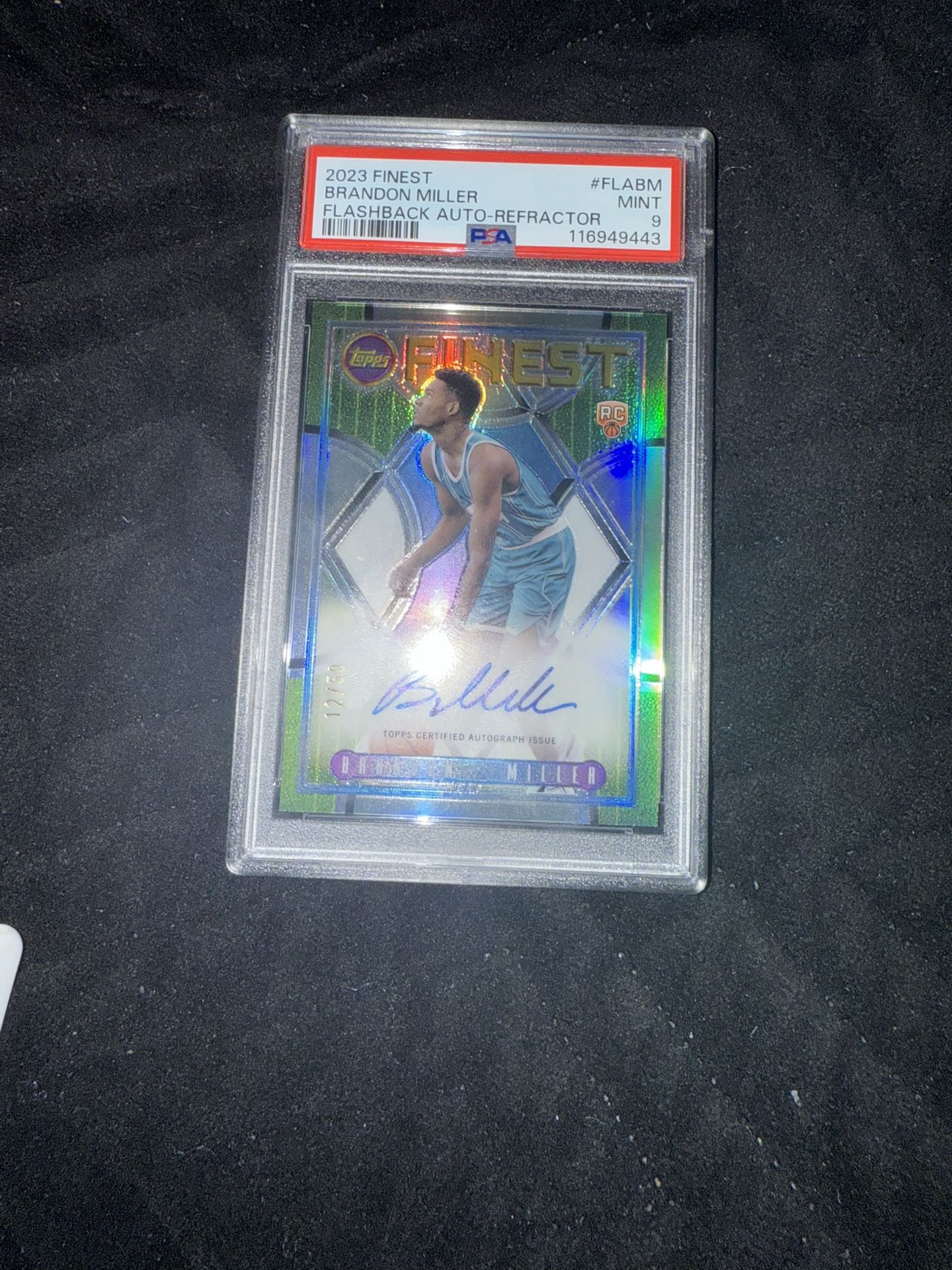 2023 FINEST BRANDON MILLER FLASHBACK AUTO-REFRACTOR 12/50