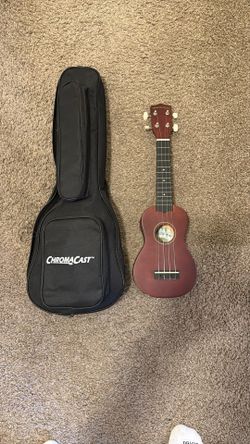 Ukulele with case
