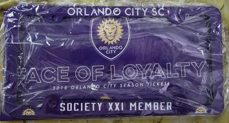 Orlando City SC Society XX Member License Plate Cover