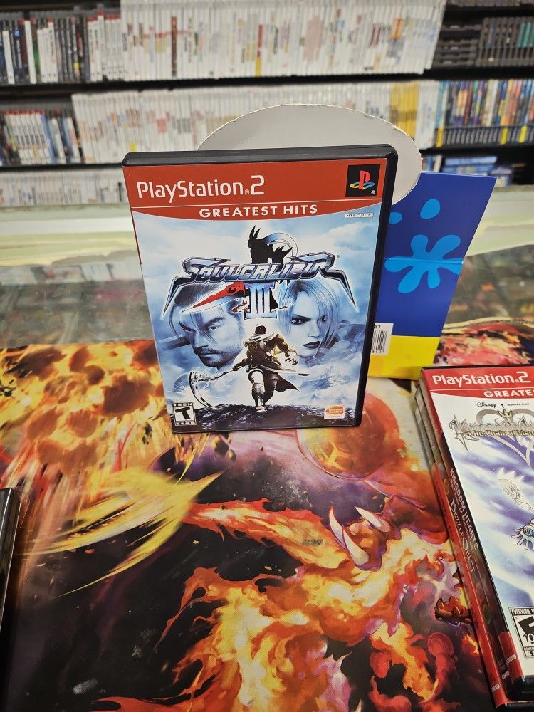 Soul Calibur III (PS2, CIB, 2005, Namco) - Complete w/ Manual - Tested Working