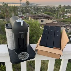 Nespresso Machine + 30 Pods