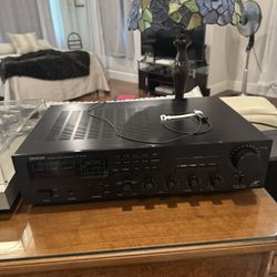 🎵 Vintage Stereo System – Denon + Hitachi + Polk Audio – $290