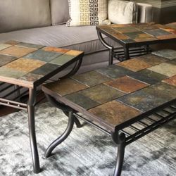 Tile Top Coffee & End Tables 