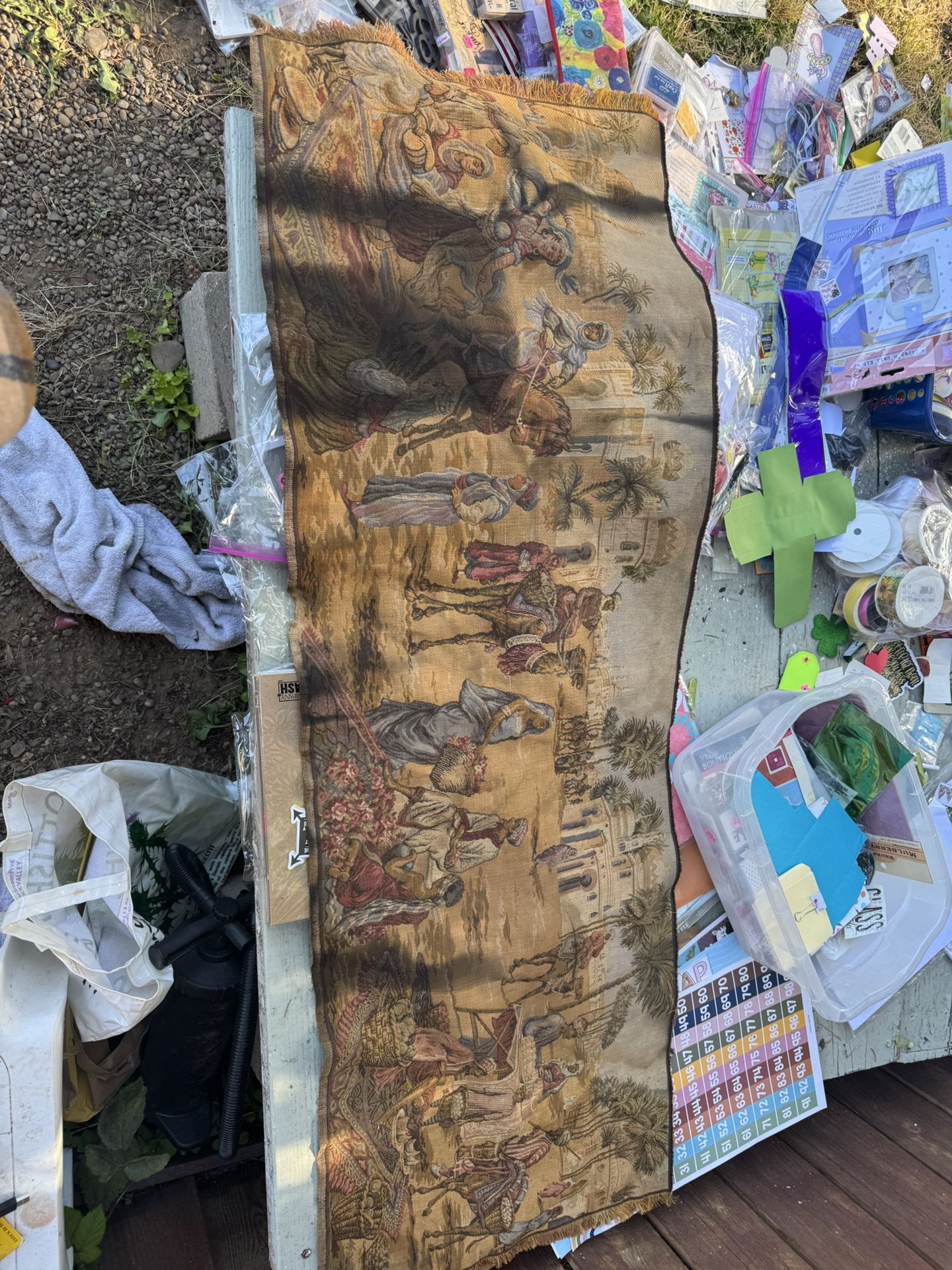 Antique tapestry