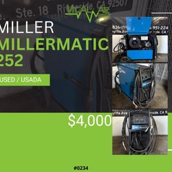 0234 – MILLER MILLERMATIC 252 – MIG Welder / VITAL ARC WELDING