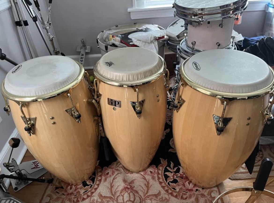 Latin percussion congas set of 3