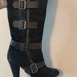 Black Suede Boots