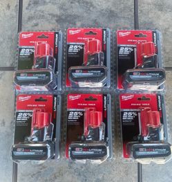 5.0 Battery HIGH OUTPUT REDLITHIUM Milwuakee M12