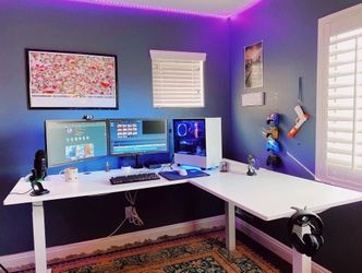 Autonomous Ai L shape corner Smart Desk