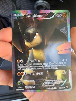 Terrakion 99/101 Holo Rare Pokémon Card