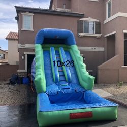 Inflatable 2 Lane Water Slide 