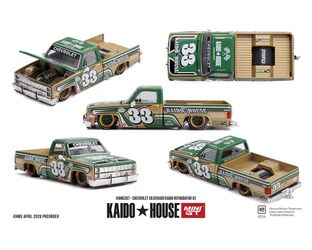 Kaido House x Mini GT 1:64 Chevrolet Silverado Kaido Intimidator V2 – Beige