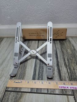 Laptop Stand, Aluminum Computer Holder, Ergonomic Laptops Elevator for Desk, Adjustable Notebook Stand for Laptop Compatible up to 17 inches,Foldable,