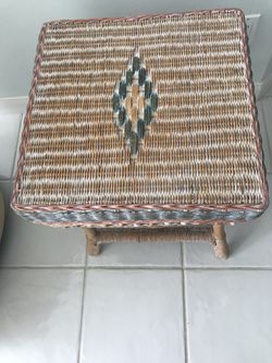 Wicker end table $20