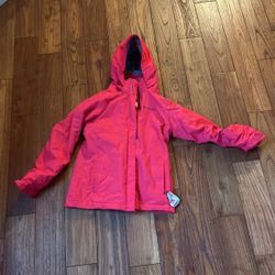 Girls medium waterproof ski jacket