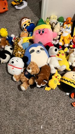 Bag of plushies