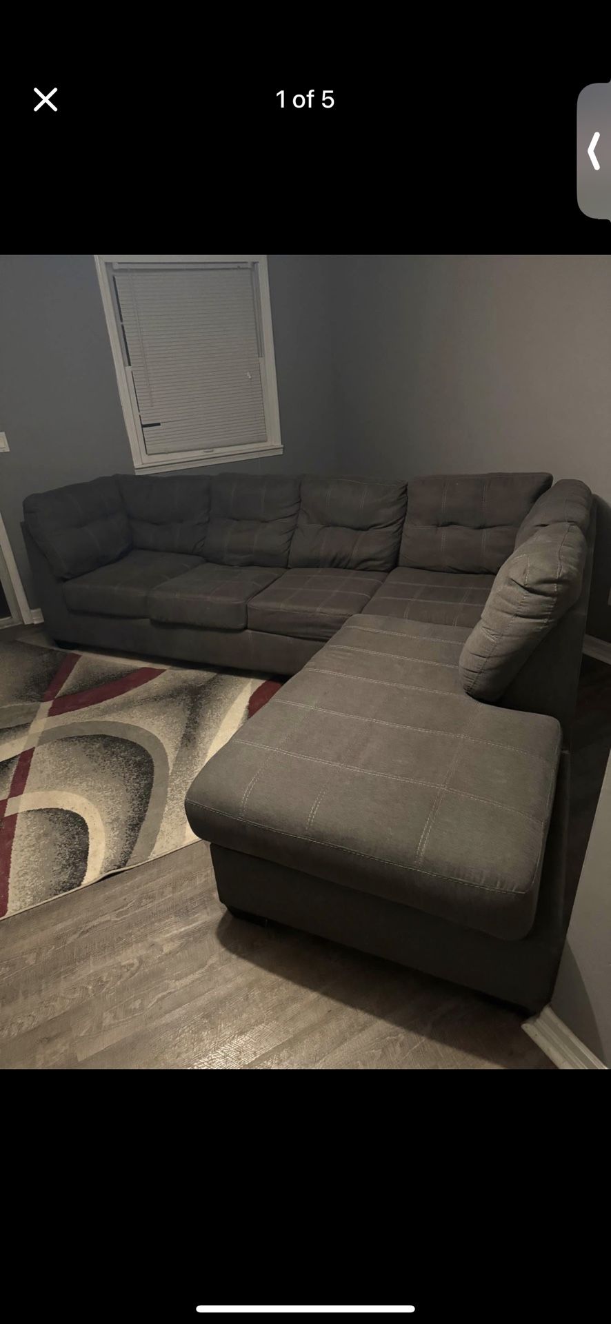 Gray Sectional Couch!!! Free Delivery!!!