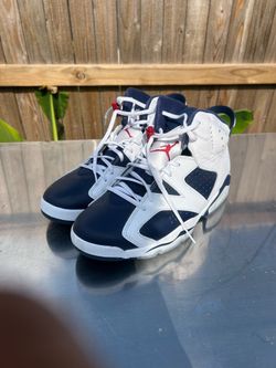 Nike Air Jordan 6 Retro "Olympic" sneakers.