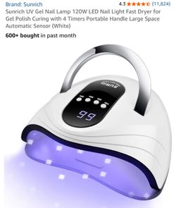UV Gel Nail Lamp 120W LED Nail Light Fast Dryer (new,unused)