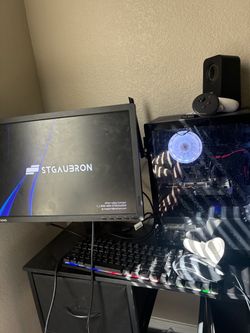 STGAubron Gaming Desktop PC with Monitor