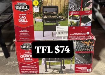 3-Burner Propane Gas Grill