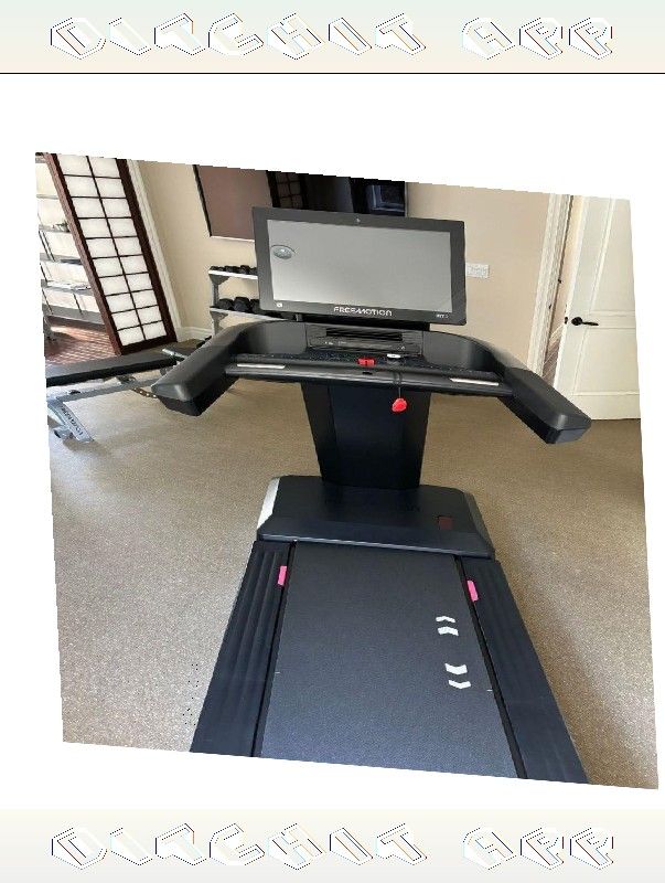 once pressure Sunny Health & Fitness Treadmill Exercise at Home