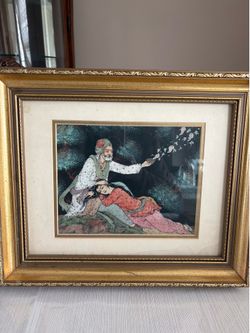 Beautiful Golden Framed Painting/ Picture