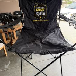 Big Portable Campaign Chair