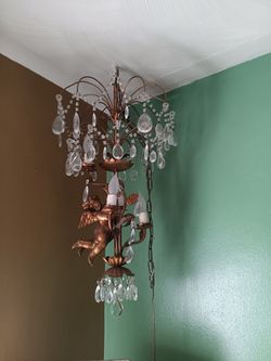 Vintage Cherub chandelier