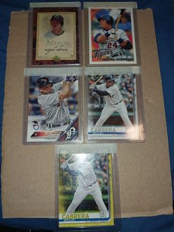 Miguel Cabrera Cards. $30