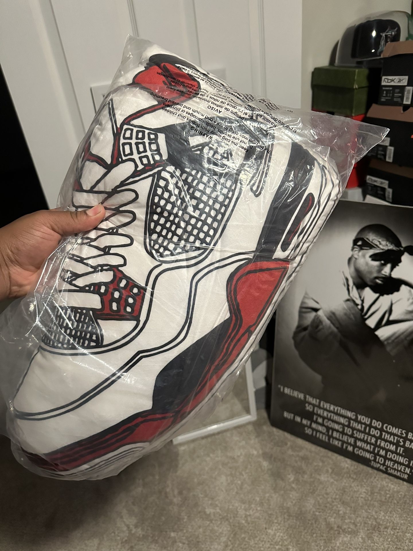 Air Jordan Shoe Pillow 28x16 Inches