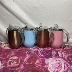 10 Oz Stainless Steel Sippy Cups 