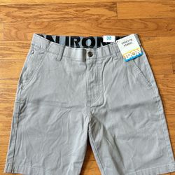 NWT Iron men's flat front shorts Size 32