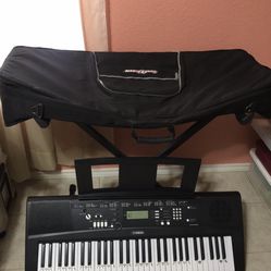 Yamaha Keyboard EZ220 With Stand And Carry Case