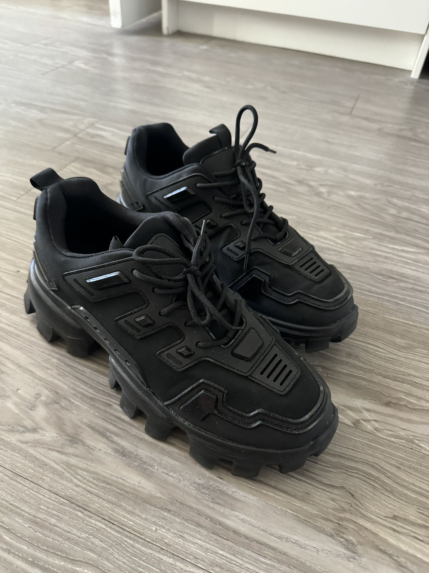Steve Madden Ponce Black Sneaker Size Mens: 11