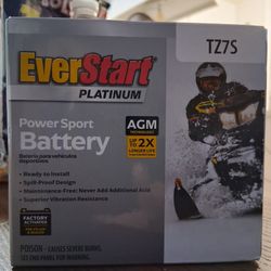 Ever Start Platinum AGN Power Sport Battery Size TZ7S 