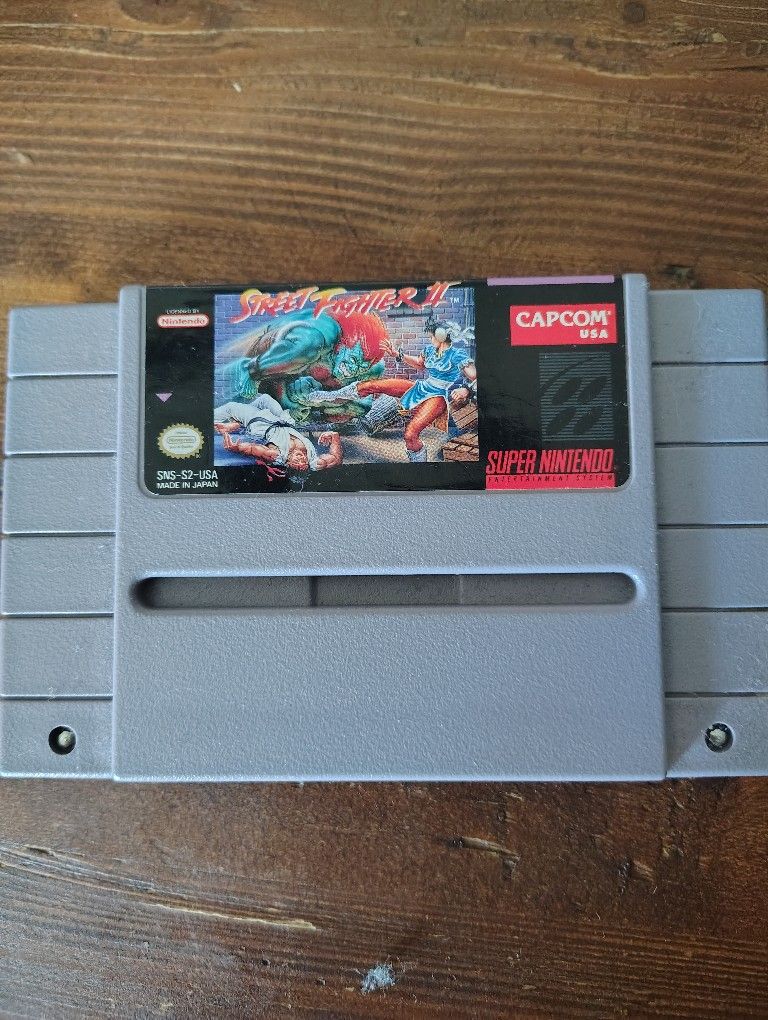 Street Fighter II 2 Super Nintendo SNES Game Cartridge Only Authentic Tested